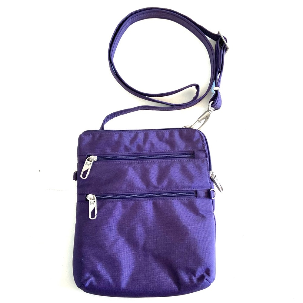 TRAVELON Purple Travel Anti-Theft Crossbody